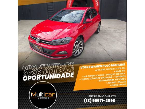 VOLKSWAGEN POLO 1.0 200 TSI HIGHLINE AUTOMÁTICO VOLKSWAGEN POLO 1.0 200 TSI HIGHLINE AUTOMÁTICO